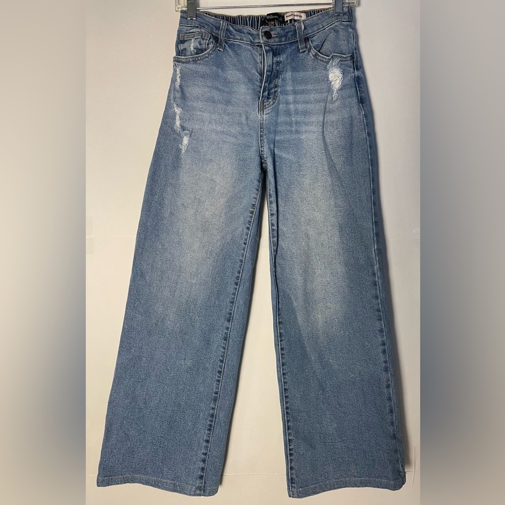 BCBGeneration Light Blue Flare Jeans, size 1 petite